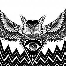 Owlluminati Sticker