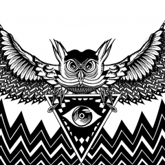 Owlluminati Sticker